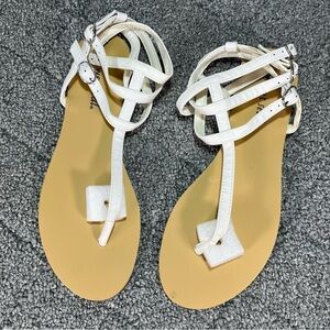 Wet Seal Sandals White High Ankle Strap Womens Size 8 New